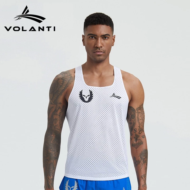Volanti เสื้อกล้ามแขนกุด แบบบาง ระบายอากาศได้ดี แบบแห้งเร็ว สําหรับผู้ชาย