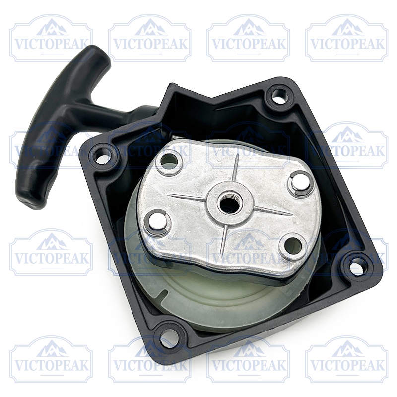 คุณภาพ Easy Pull Recoil Starter Kit สําหรับเบนซินเครื่องตัดแปรงเครื่องยนต์ 43CC 49CC 52CC