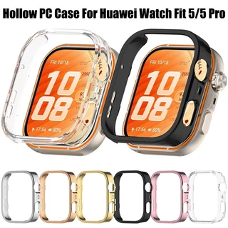 Hollow PC สําหรับ Huawei Watch Fit 5/5 Pro Smartwatch ป้องกันหน้าจอกรอบกันชนป้องกันนาฬิกาสําหรับ Huawei Watch Fit 5 Pro