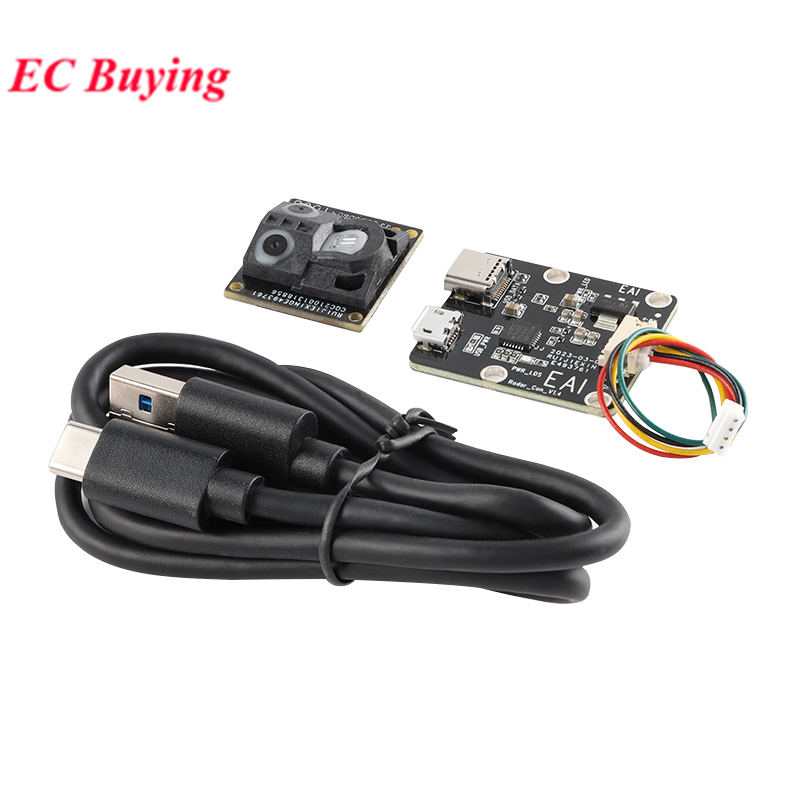 EAI YDLIDAR GS2 Solid State Linear Laser Lidar Sensor โมดูลสําหรับหุ่นยนต์นําทางหลีกเลี่ยงอุปสรรค
