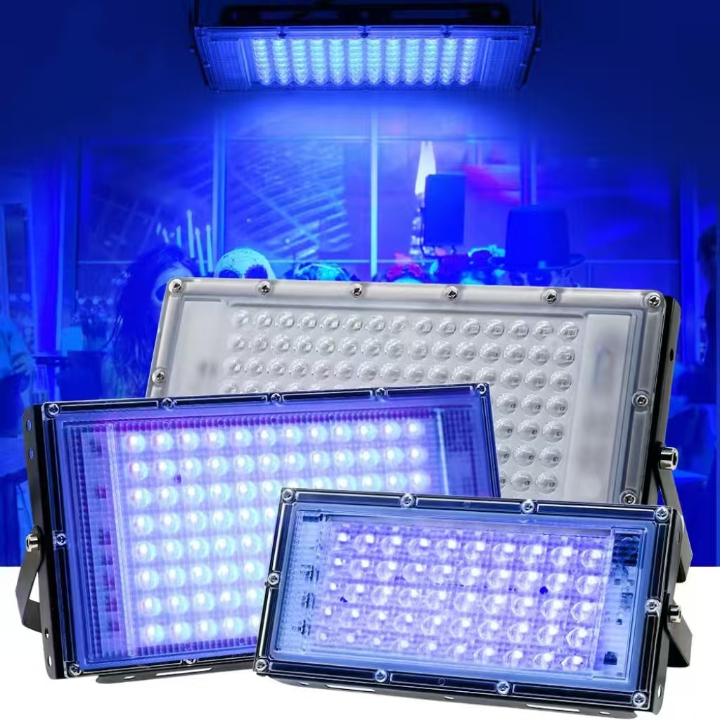 220V ไฟตู้ปลาLED UV 50W คลื่นแสง395nm สำหรับตู้ปลา ตู้ทะเล ปะการัง ไฟปลุกต้นไม้ ไฟช่วยต้นไม้ตัวเร็ว
