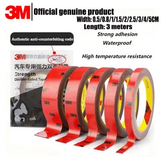 Original 3M automotive and household double-sided tape, thickened with strong adhesive, leaves no residue