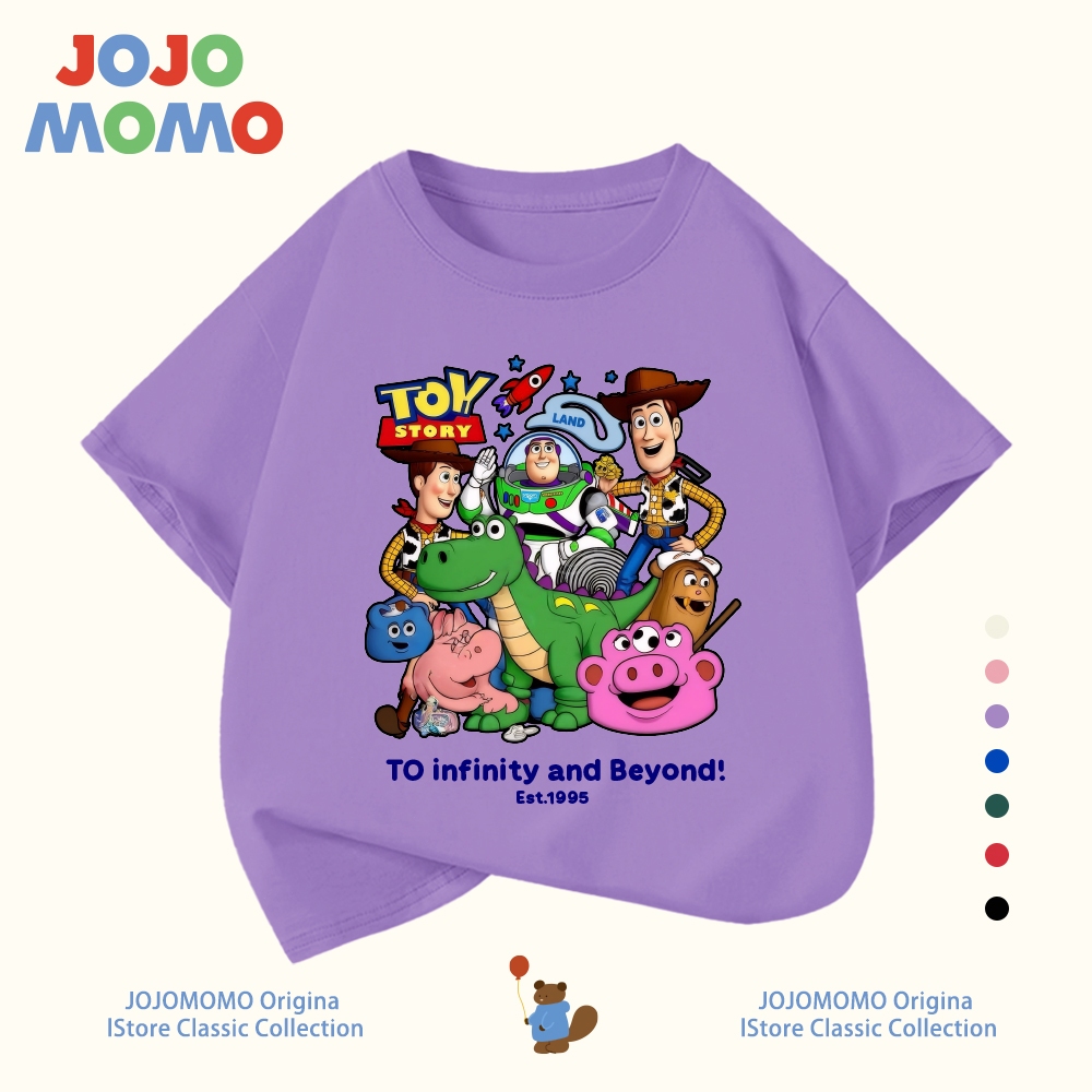 【ส่งในวันเดียวกัน】เสื้อยืดเด็ก สีขาว ลายของเล่น (Toy) รูปที่ 3