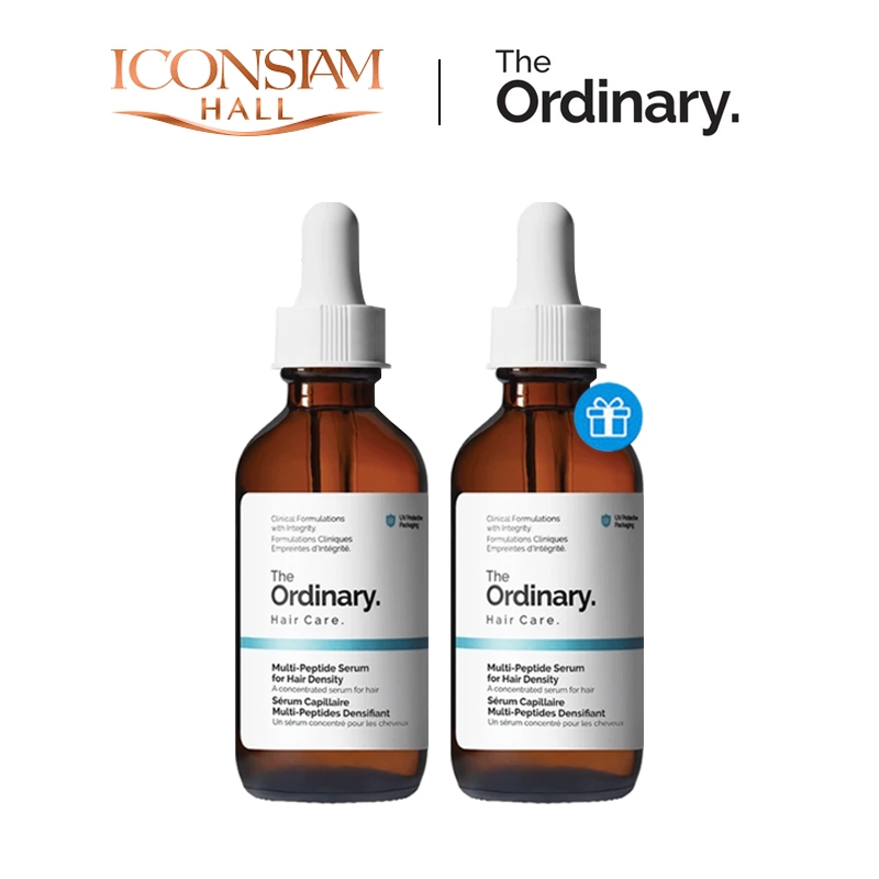 [ซื้อ 1 แถม 1]The Ordinary Multi Peptide Serum for Hair Density - 60mL| เซรั่มเพื่อสุขภาพผมดูมีวอลลุ่ม