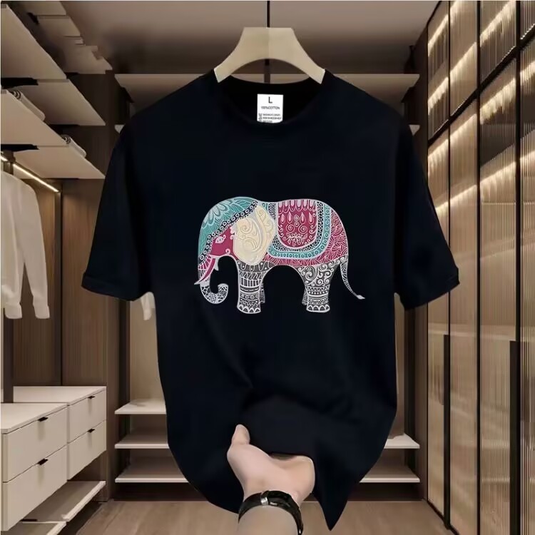 มาใหม่ เสื้อยืด ผ้าคอตตอน 100% พิมพ์ลาย แฟชั่น ผ้านิ่มใส่สบายสุดๆ เหมาะสําหรับทั้งชายและหญิง มีให้เลือก 10 สี จัดส่งในประเทศไทย บีเค-920