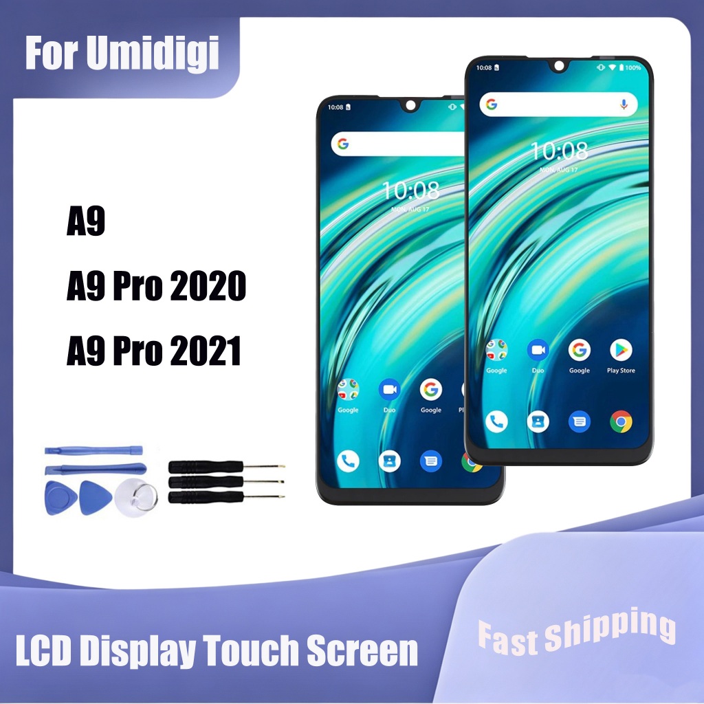 สําหรับ Umidigi A9 A9 Pro 2020 2021 จอแสดงผล LCD Touch Screen Digitizer Assembly Replacement