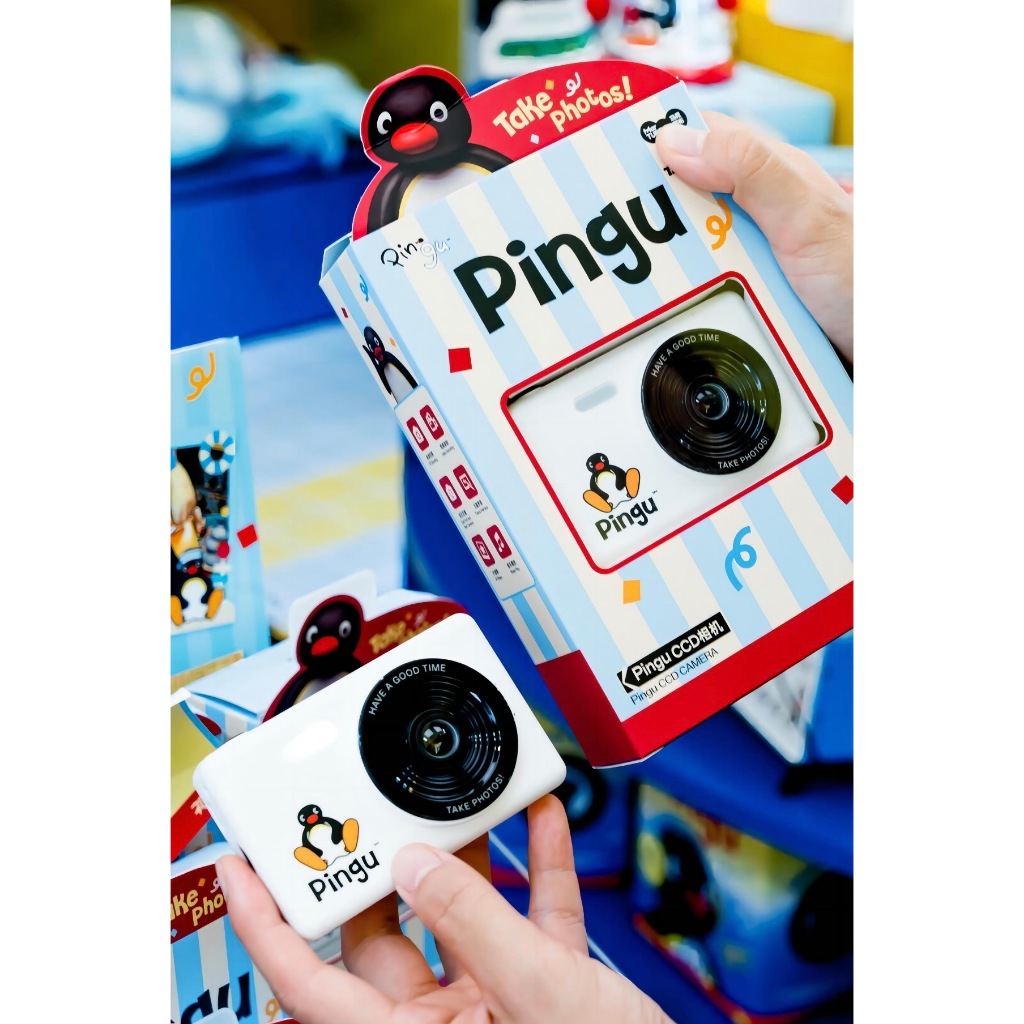 MarTUBE Pingu POP-UP  Limited CCD - Black White Version (Includes Memory Card and Card Reader)