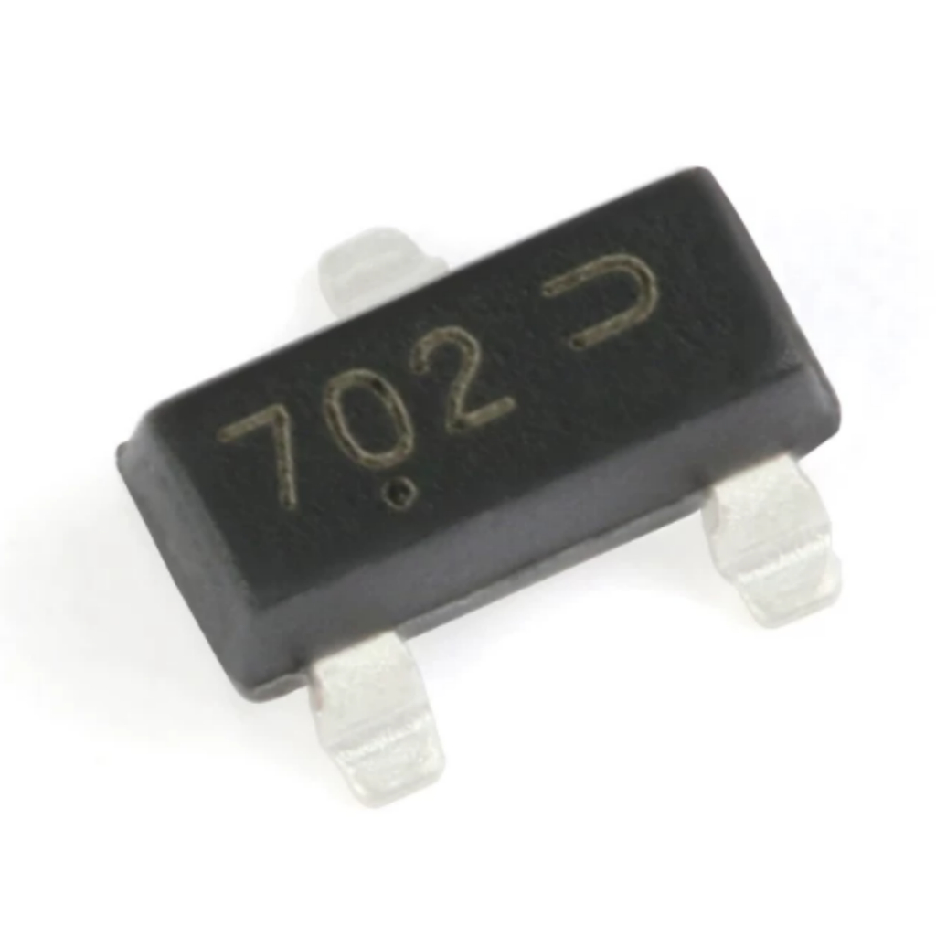 50PCS 2N7002LT1G 2N7002 702 SOT-23 ใหม่เอี่ยม