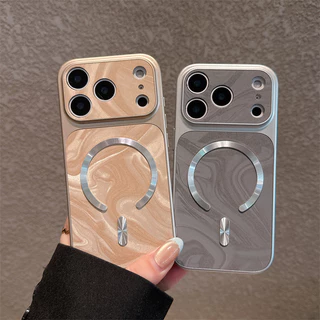 ใหม่หรูหราระลอกน้ํา C-ring Precision Hole Anti-drop เคสโทรศัพท์สําหรับ IPhone11 12 13 14 15 16 17PRO MAX PLUS