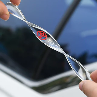 [Bestt] 4/8 ชิ้น Toyota สติ๊กเกอร์ติดมือจับประตูรถยนต์แบบใส, สติ๊กเกอร์ป้องกันชามประตู, สติ๊กเกอร์แต่งรถป้องกันรอยขีดข่วน