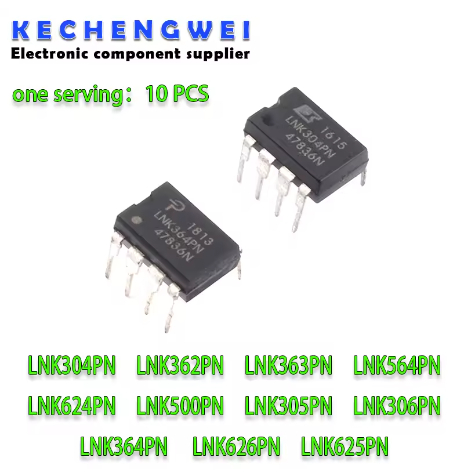 10PCS LNK304PN LNK564PN LNK305PN LNK306PN LNK364PN LNK626PG LNK362PN LNK363PN LNK500PN LNK625PG LNK6
