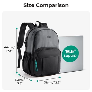 BAGSMART กระเป๋าเป้สะพายหลัง ใส่โน้ตบุ๊ก 15.6 นิ้ว Laptop Backpack น้ำหนักเบา กันน้ำ มีหลายช่อง สำหรับทำงาน เรียน เดินทาง