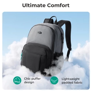 BAGSMART กระเป๋าเป้สะพายหลัง ใส่โน้ตบุ๊ก 15.6 นิ้ว Laptop Backpack น้ำหนักเบา กันน้ำ มีหลายช่อง สำหรับทำงาน เรียน เดินทาง