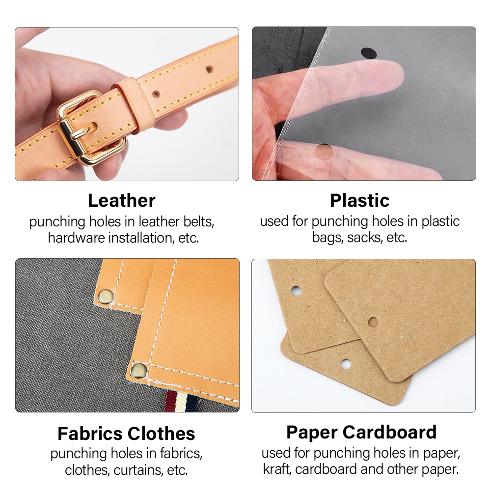WUTA خرامة جلد دائرية DIY — صورة 8