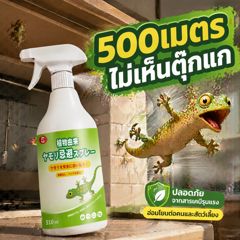 ไล่ถี่ถ้วน หมดปัญหาในบ้านตลอดไป -MM- ไล่จิ้งจก สเปรย์ไล่จิ้งจก ตุ๊กแก ตุ๊กแกหายเกลี้ยง ยาจิ้งจก
