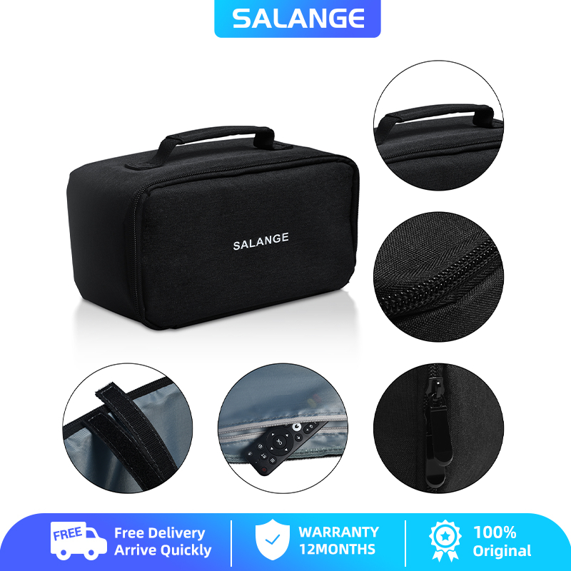 Salange โปรเจคเตอร์กรณีซิปกระเป๋าเดินทางพกพาโปรเจคเตอร์กระเป๋ากันกระแทกสําหรับ HY300 Protector กระเป๋าถือสําหรับ HY320mini & HY320