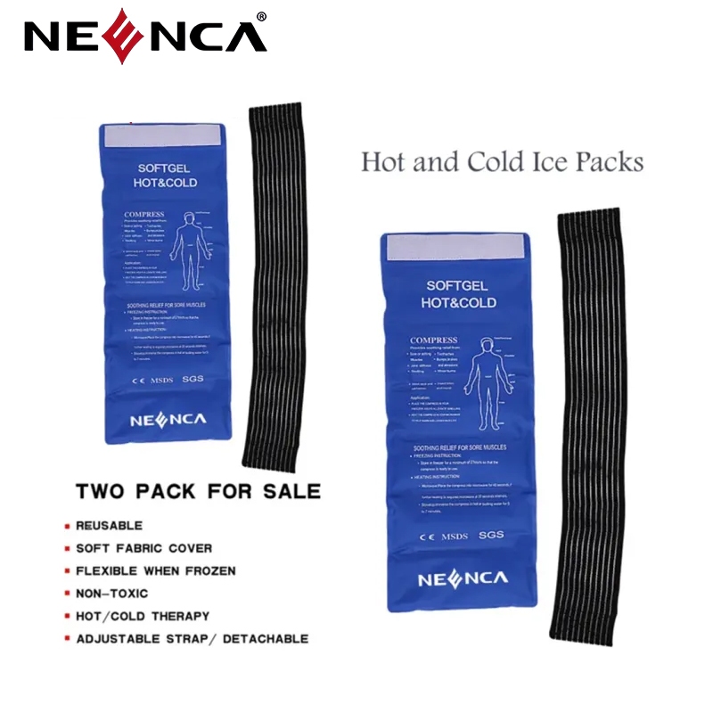 NEENCA แพ็คเจลร้อน-เย็น นีก้า ใช้ซ้ําได้ พร้อมสายรัด ใส่ชิ้นส่วนร่างกายทั้งหมดบรรเทาอาการปวดและลดการอักเสบสําหรับกีฬาการบาดเจ็บ
