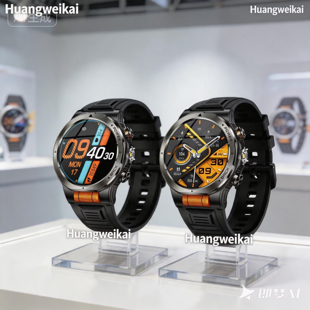 ล่าสุด 2026 นาฬิกา KT91 สมาร์ทนาฬิกาสําหรับชายดําน้ํา LED กลางแจ้ง AMOLED SmartWatch BT Call vs HD30