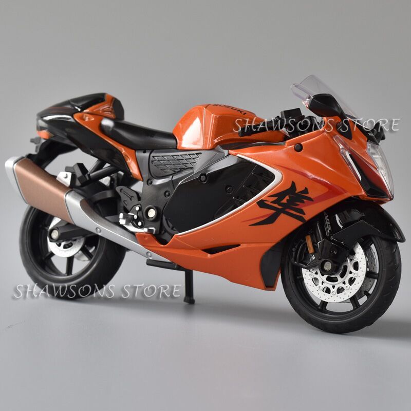1:12 Scale Diecast Motorcycle Model Toys Suzuki Hayabusa 2024 Miniature Replica