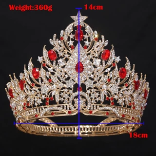 Lendy Queen Crown สําหรับผู้หญิงงานแต่งงาน Tiara สําหรับเจ้าสาวเจ้าหญิง Tiara Quinceanera Pageant Crown Diadem