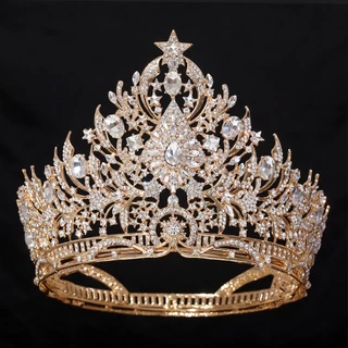 Lendy Queen Crown สําหรับผู้หญิงงานแต่งงาน Tiara สําหรับเจ้าสาวเจ้าหญิง Tiara Quinceanera Pageant Crown Diadem