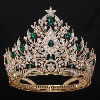 Lendy Queen Crown สําหรับผู้หญิงงานแต่งงาน Tiara สําหรับเจ้าสาวเจ้าหญิง Tiara Quinceanera Pageant Crown Diadem