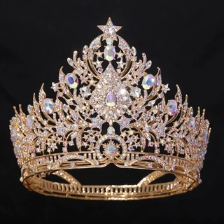 Lendy Queen Crown สําหรับผู้หญิงงานแต่งงาน Tiara สําหรับเจ้าสาวเจ้าหญิง Tiara Quinceanera Pageant Crown Diadem