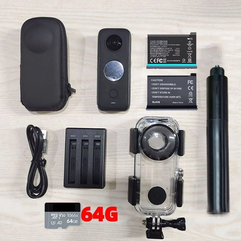 กล้องพาโนรามิค สำหรับกล้องแอคชั่น Insta360 ONE X2 มือสอง Panoramic Camera กล้อง Used thumbnail 6