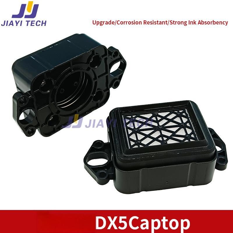 2 ชิ้นเครื่องพิมพ์ DX5 Captop Head Assembly DX7 Printhead Cap Station เชื่อมต่อกับ 4x3 มิลลิเมตรหลอด