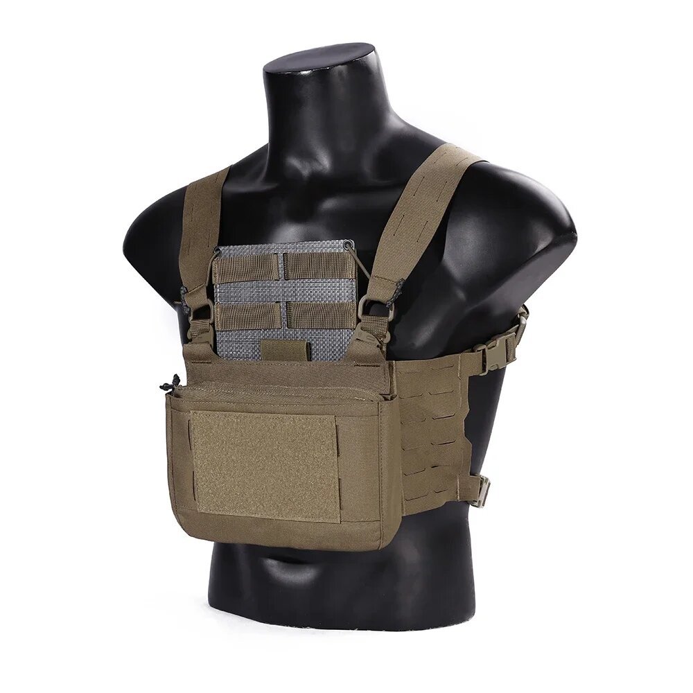 EmersonGear Tactical FRO Style Chest Rig Set with Magazine Pouches Mag Bag