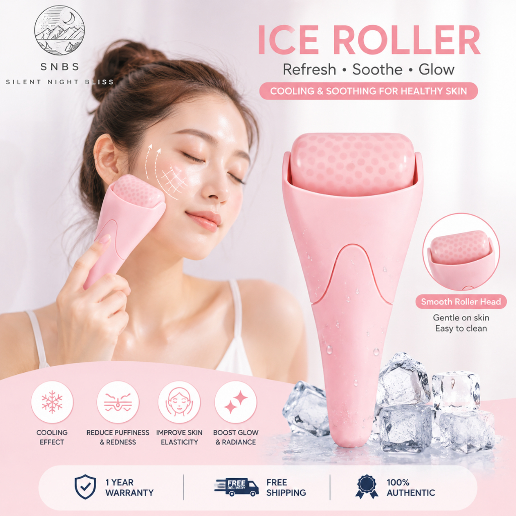 Huefull Ice Roller สําหรับผิวหน้า, Cooling เครื่องนวดหน้าสําหรับ Puffy Eyes & Skin Care, Beauty Spa Self Care ของขวัญสําหรับผู้หญิง