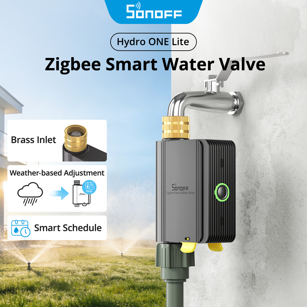 SONOFF Hydro Series Hydro ONE Lite SWV-ZNE/SWV-ZNU Zigbee สมาร์ทวาล์วน้ําโดยไม่ต้อง Flow Meter สมาร์ทป้องกัน Safer ชลประทานอัจฉริยะรดน้ําตาราง