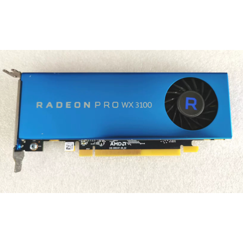 สําหรับ AMD RADYON PRO WX3100 4G VRAM กราฟิกการ์ดมืออาชีพกราฟิกการ์ด HD