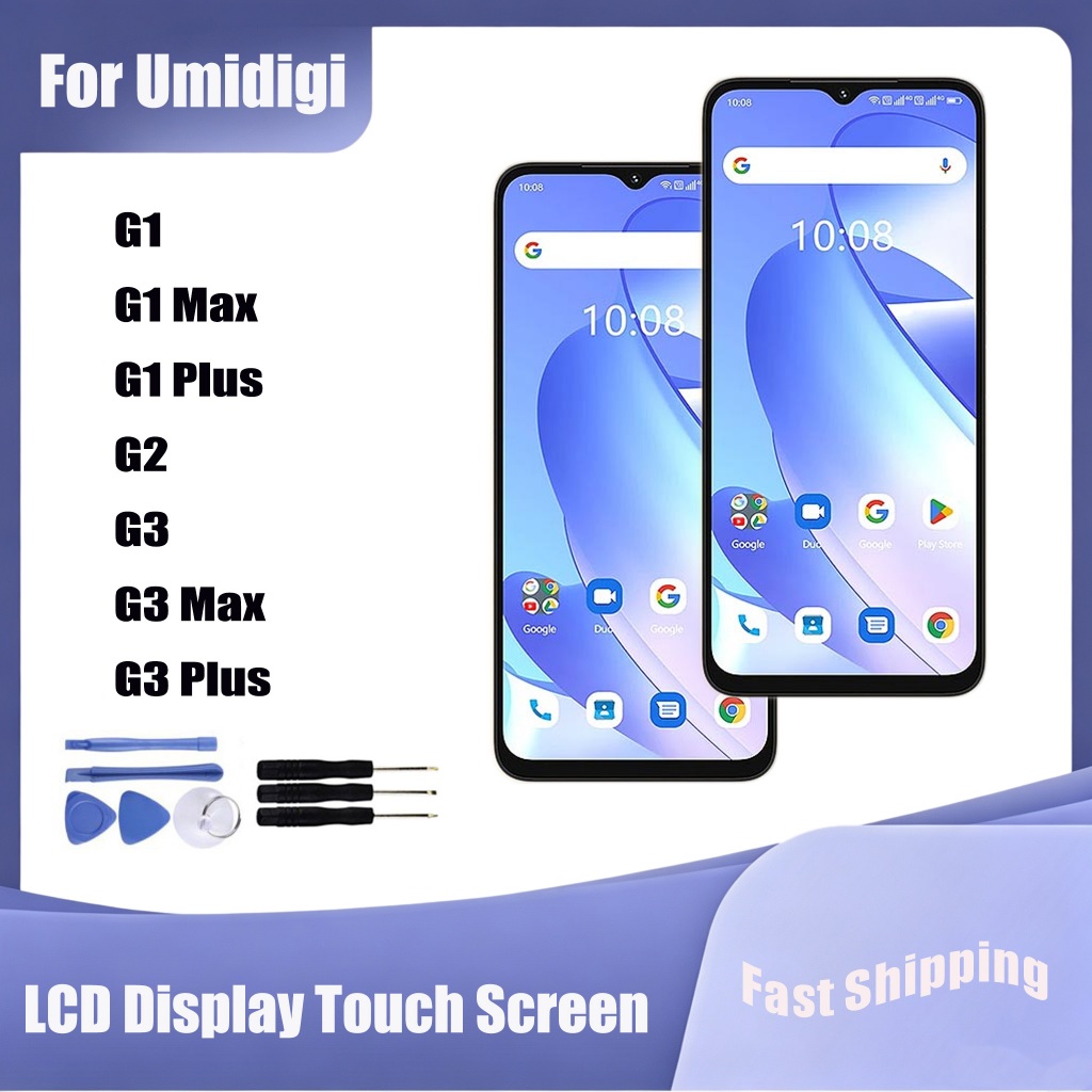 สําหรับ Umidigi G1 G1 Max G2 G3 G3 Plus G3 Max จอแสดงผล LCD หน้าจอสัมผัสเปลี่ยน