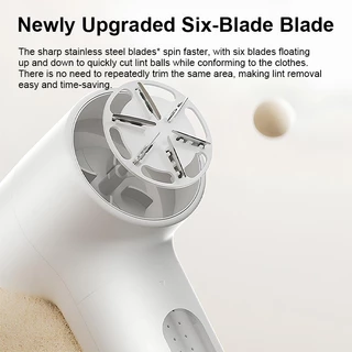 Xiaomi Mijia Lint Remover 2 เครื่องกำจัดขุยผ้า เครื่องตัดขุยผ้า ที่โกนขนผ้า 6 ใบ แบตอึด 180 นาที ใช้กับผ้าไหมพรม
