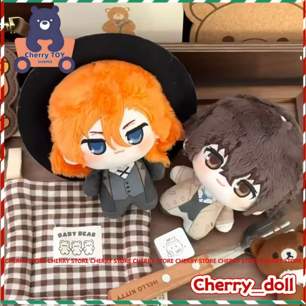 Bungo Stray Dogs Osamu Dazai Nakhara Chuuya 10 ซม.น่ารักปลาดาวตุ๊กตาผ้าฝ้ายเด็กตุ๊กตาของเล่น Plushie นักเรียนคริสต์มาสของขวัญตุ๊กตา Plush