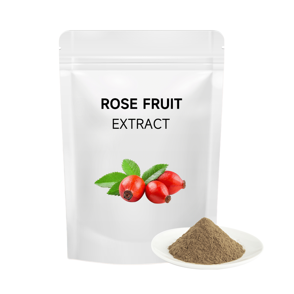 โรงงานจัดหา Rose Hip Extract Rosehip Fruit Extract Powder พร้อมวิตามินซี Rose Hip Powder