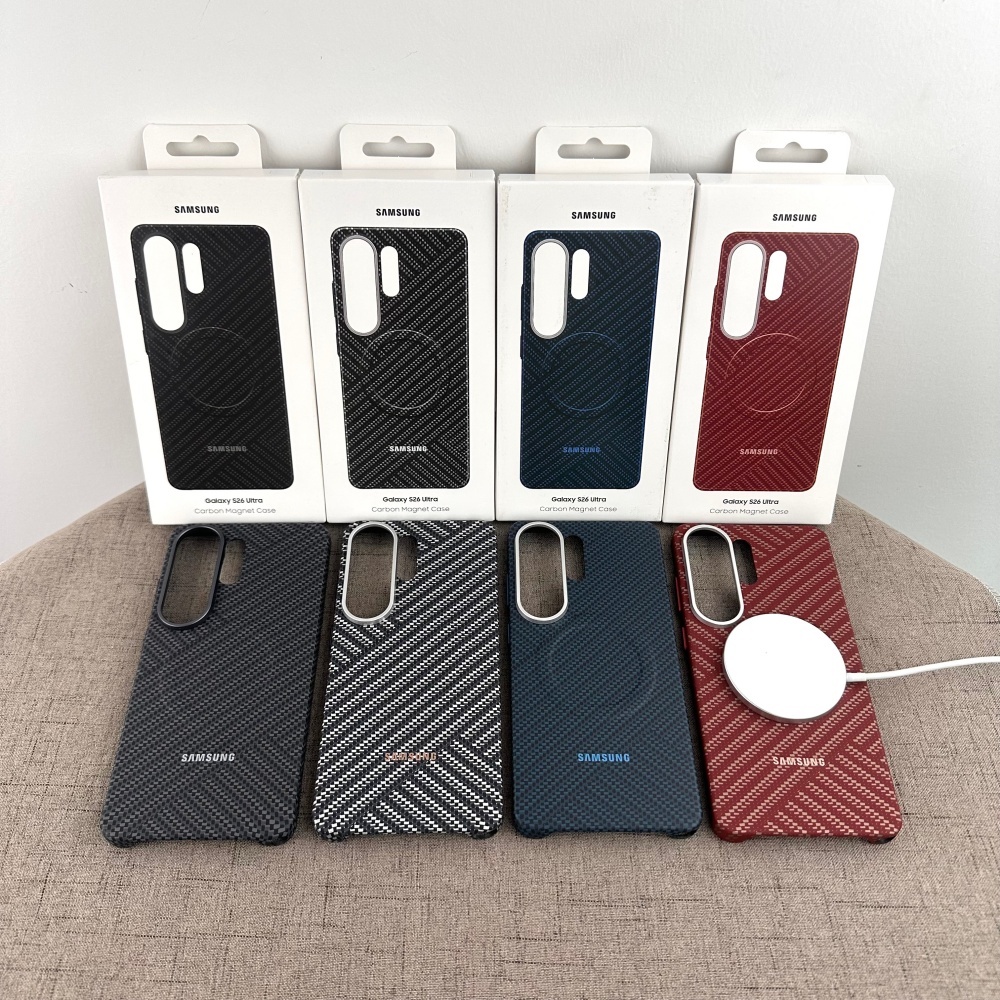 S26Ultra Original คุณภาพสูง Kevlar Manegtic สําหรับ Samsung S26 Ultra ไร้สายชาร์จ Coque S25Ultra โลหะผสมเลนส์ป้องกัน