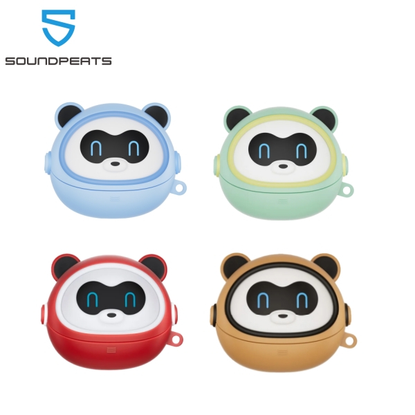 SoundPEATS Air6 HS เคสป้องกัน Panda แบบกําหนดเอง (เคสเท่านั้น, ไม่มี EARBUDS)