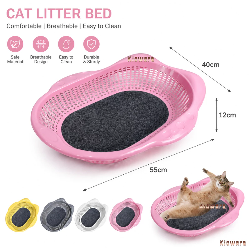 Kloware ที่นอนแมว Furntiure Protector Comfort Cat Lounger ตะกร้าสัตว์เลี้ยงลูกสุนัขสุนัขขนาดเล็ก