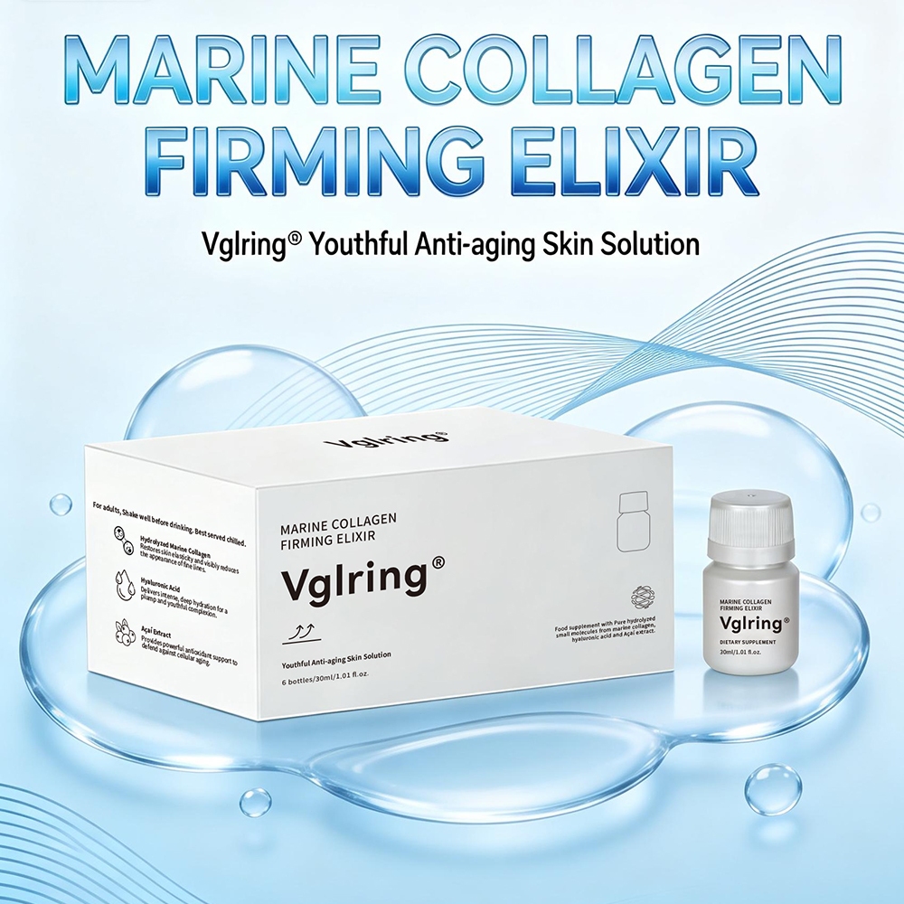 Vglring Marine Collagen Firming Drink White Tomato EGT Brightening Drink Antioxidant Anti-Blackening Brightening DNA Anti-Aging Drink Collagen Tripeptide สวมใส่ภายในความงาม