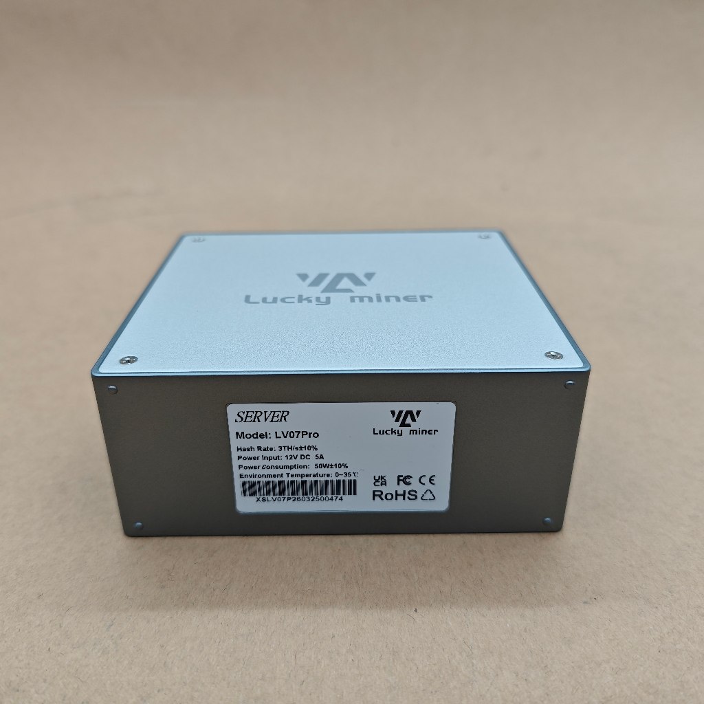2026 ใหม่ล่าสุด Lucky Miner LV07 pro 3TH/S 50W BM1370 Asic SHA256 Algorithm Home Bitcoin Miner