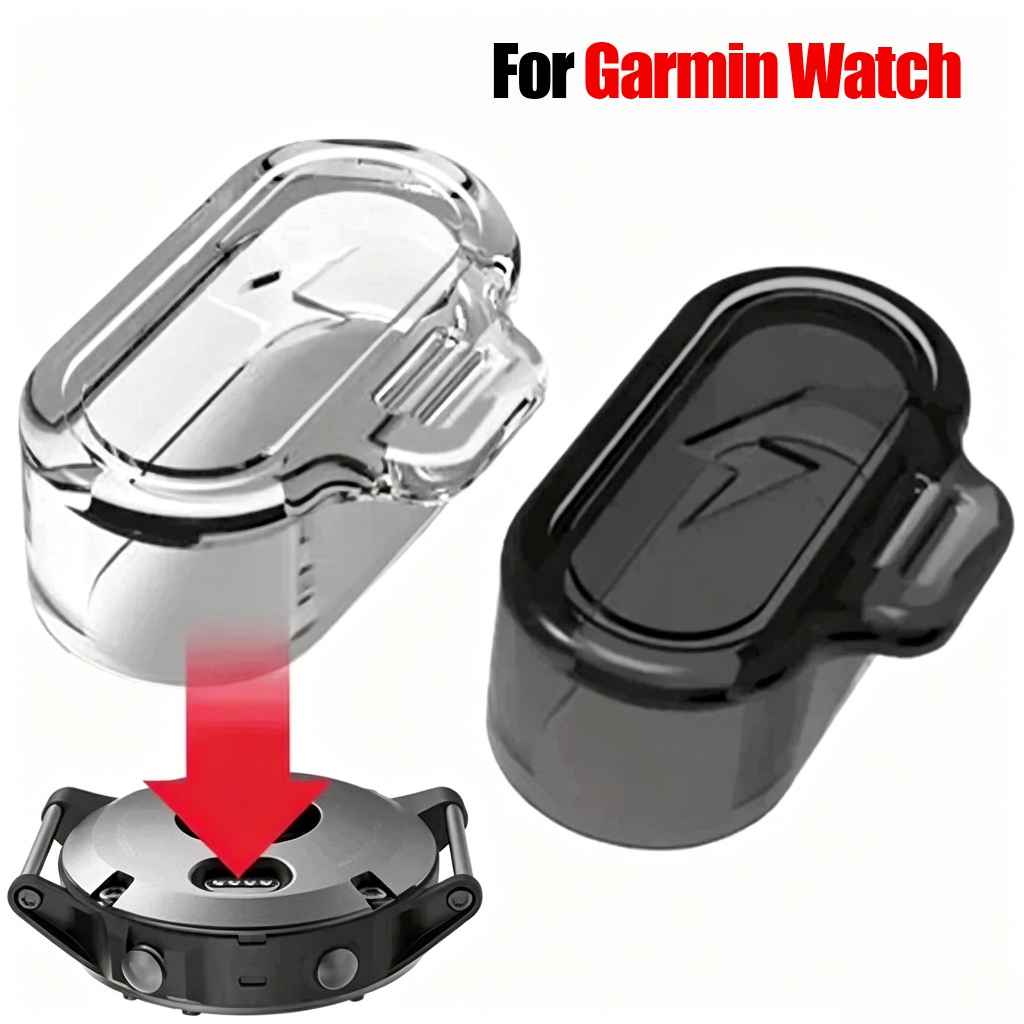 TPU กันฝุ่นพอร์ตชาร์จสําหรับผู้เบิกทาง Garmin 955 945 255 Fenix 7 7S 7X 6 6S 6X ปลั๊กฝาครอบ