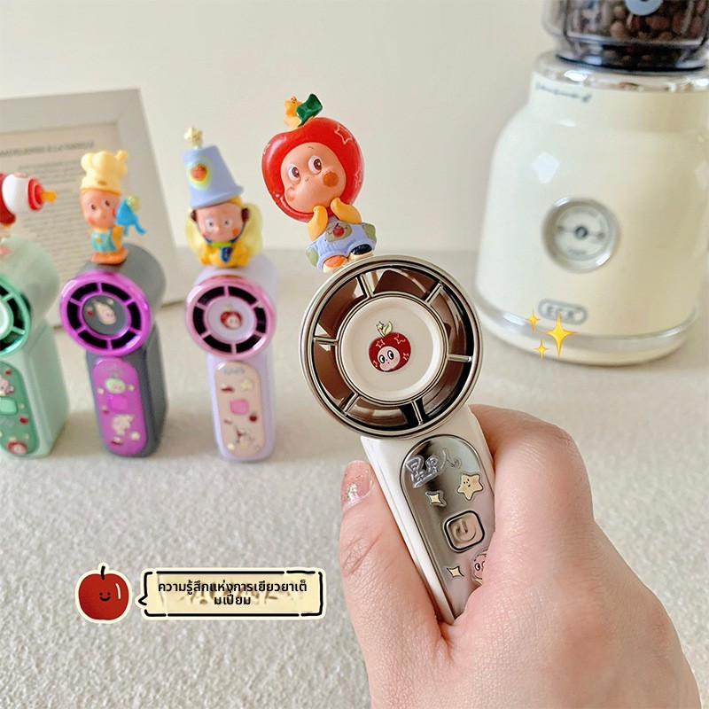 น่ารัก Starman DIY มือถือพัดลมขนาดเล็ก Mini USB ชาร์จแบบพกพาพัดลมเงียบ Desktop Cooling Handy เครื่องมือนักเรียนฤดูร้อนของขวัญ ราคา ถูกที่สุด ดีลบีเคเค แกลเลอรีภาพที่ 3