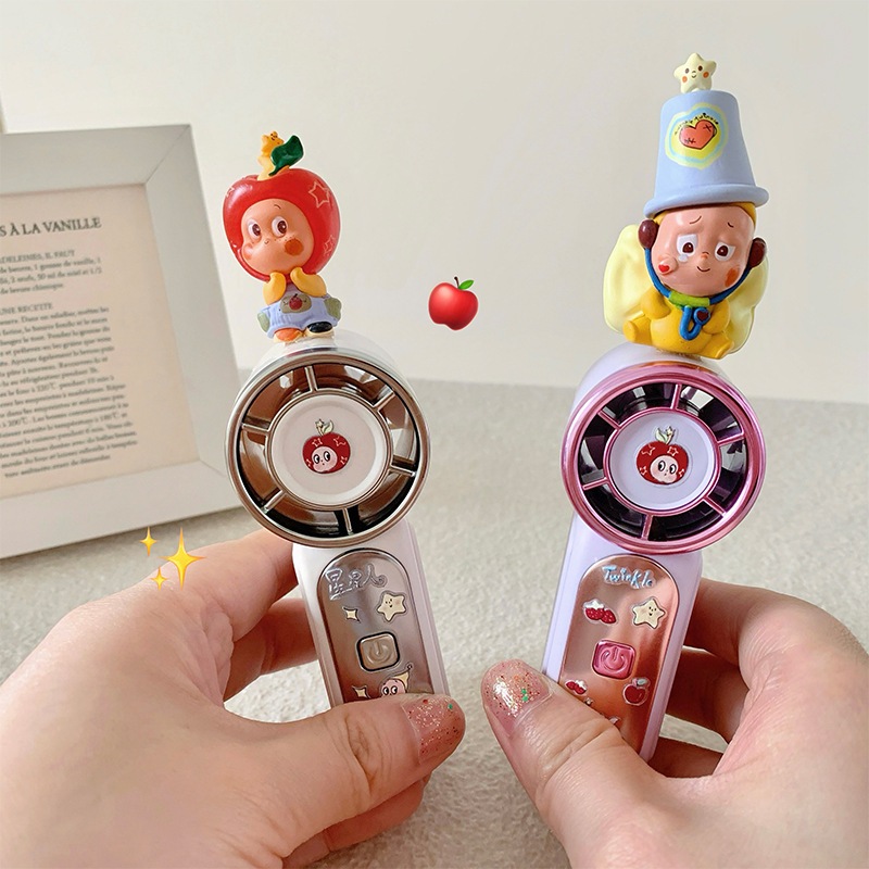 น่ารัก Starman DIY มือถือพัดลมขนาดเล็ก Mini USB ชาร์จแบบพกพาพัดลมเงียบ Desktop Cooling Handy เครื่องมือนักเรียนฤดูร้อนของขวัญ ราคา ถูกที่สุด ดีลบีเคเค แกลเลอรีภาพที่ 4