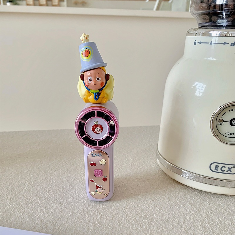 น่ารัก Starman DIY มือถือพัดลมขนาดเล็ก Mini USB ชาร์จแบบพกพาพัดลมเงียบ Desktop Cooling Handy เครื่องมือนักเรียนฤดูร้อนของขวัญ ราคา ถูกที่สุด ดีลบีเคเค แกลเลอรีภาพที่ 8