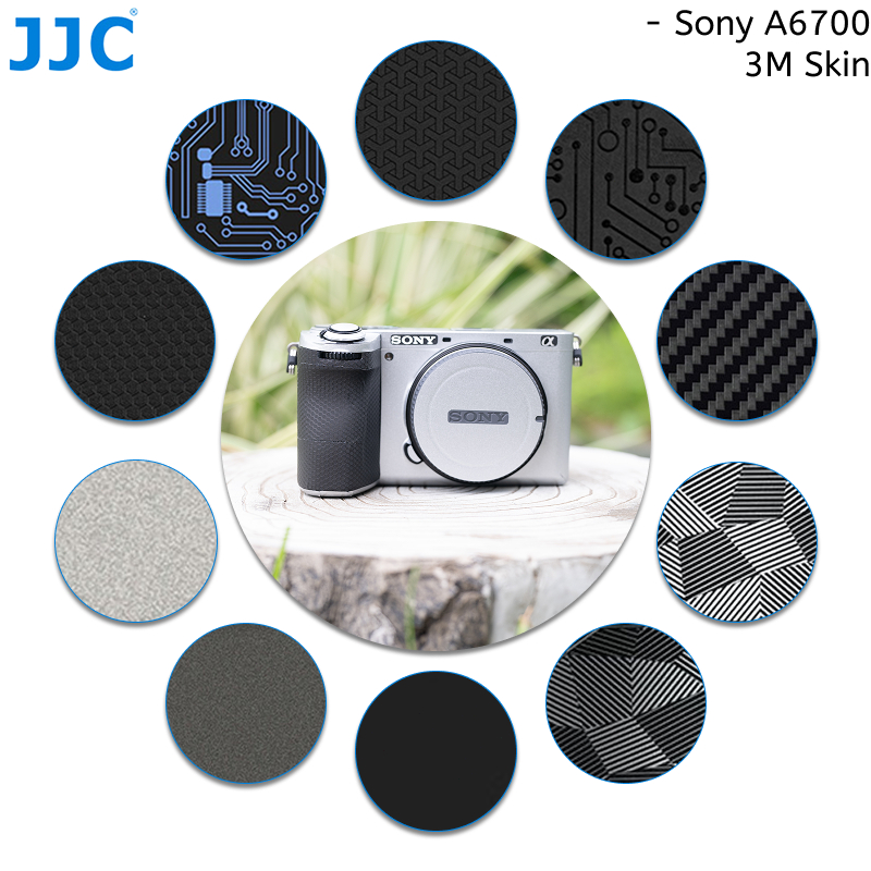 JJC a6700 กล้อง 3M สติกเกอร์ผิวสําหรับ Sony A6700 α6700 Alpha6700 ILCE-6700 กล้อง Residual-free Anti