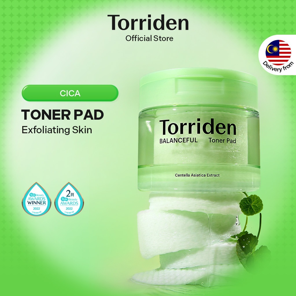 Torriden Balanceful Cica Toner Pad (60 แผ่น)
