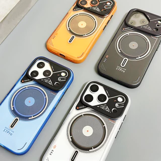 Matte IMD Hard Case การออกแบบหน้าต่างขนาดใหญ่/สีดํา เคส ใช้ได้กับiPhone 13 14 15 16 17 pro Maxกรณีทหารกันกระแทกผิวปกหลัง
