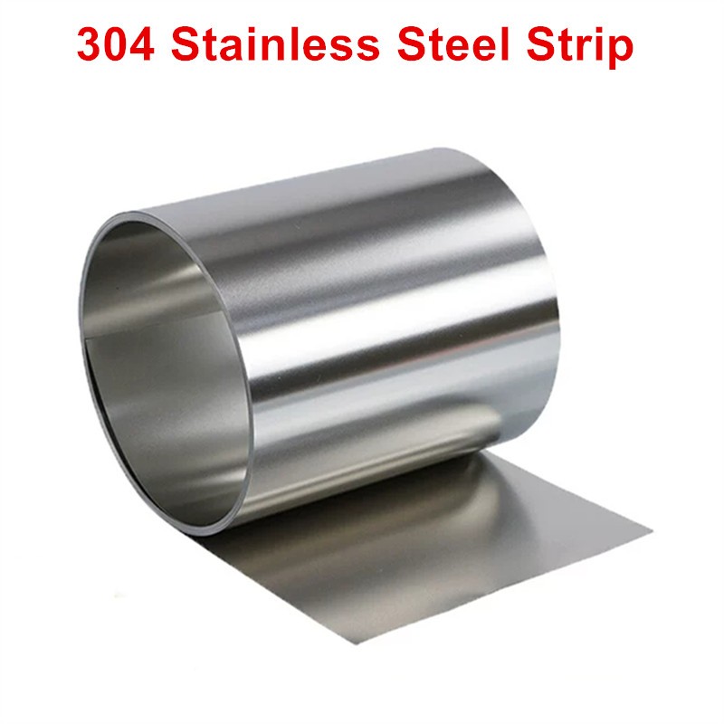 แถบสแตนเลส 304 / แผ่นบาง / ฟอยล์ - กว้าง 10–100 มม. - รีดเย็น, Shims ความแม่นยํา, งานฝีมือโลหะ, หนา 0.01–1 มม.